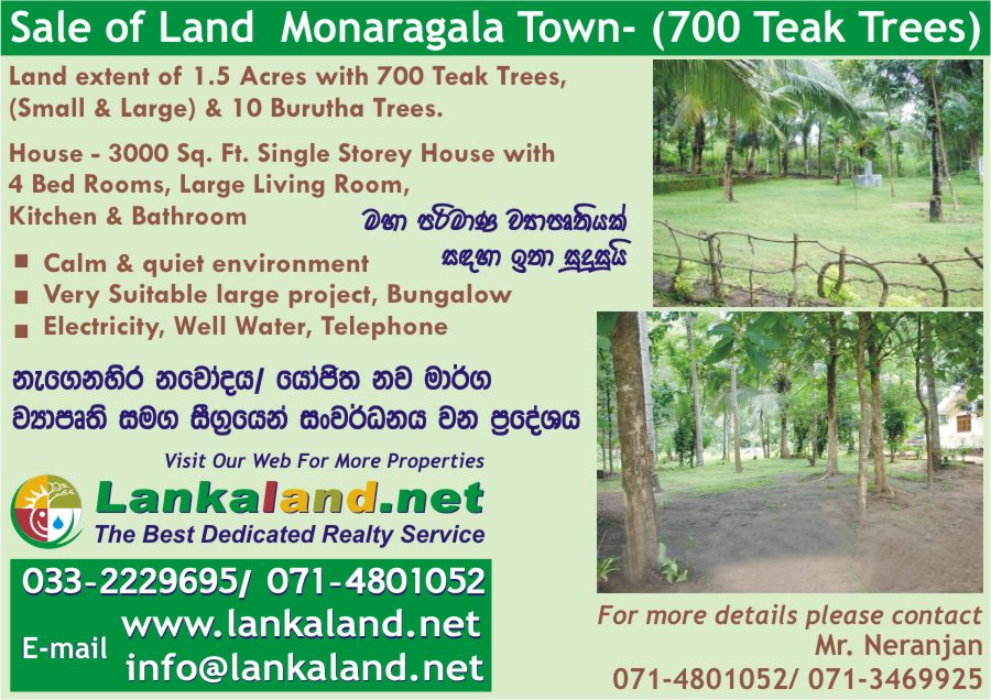 Moneragala House for sale