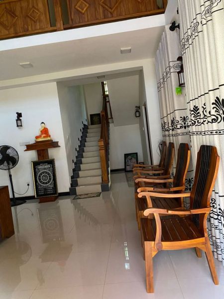Living Room - 4 Bedroom Tourist villa for rent in Ahangama for Rs.400,000 (Per Month)
