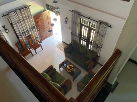Living Room - 4 Bedroom Tourist villa for rent in Ahangama for Rs.400,000 (Per Month)