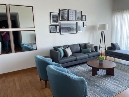 Living Room - ￭  Luna Tower ￭ 03 Bedroom Apartment ￭ For Rent ￭ (NK908)