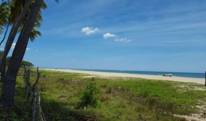 Beachfront land