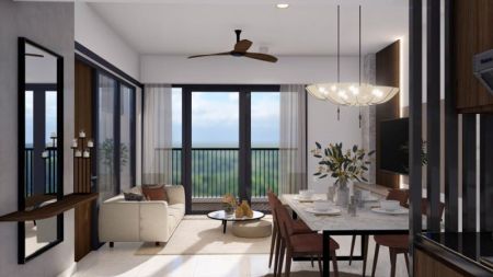 Living Room - 2 Bedroom Apartments for sale in Nugegoda for Rs. 49.2 million - The Residence at Verdant Square 