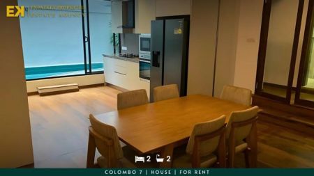 Dining room - 2 Bedroom House | For Rent | Colombo 7 | Fully Furnished | EK-0450