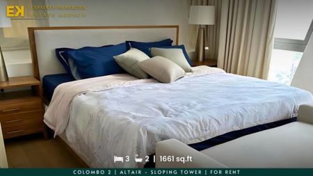 Bedroom - Altair | 3 Bedrooms | For Rent | Fully Furnished | Above 30th Floor | 1661 sq.ft | Colombo 02 | EK-0558