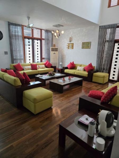 Living Room - Luxury Fully furnished House for Sale or Rent in Colombo 06. 