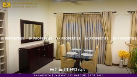 Living Room - 3 Bedroom Apartment For Sale | Fairway Sky Gardens | Rajagiriya | LKR 66 Million | EK-1260