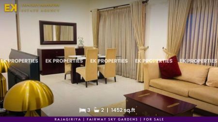 Living Room - 3 Bedroom Apartment For Sale | Fairway Sky Gardens | Rajagiriya | LKR 66 Million | EK-1260