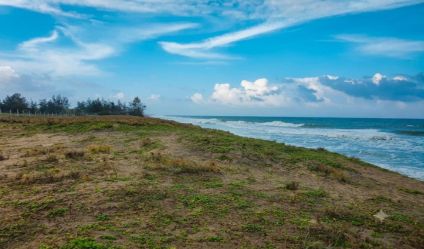 Beachfront land