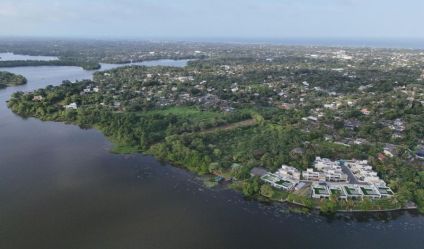 Waterfront land