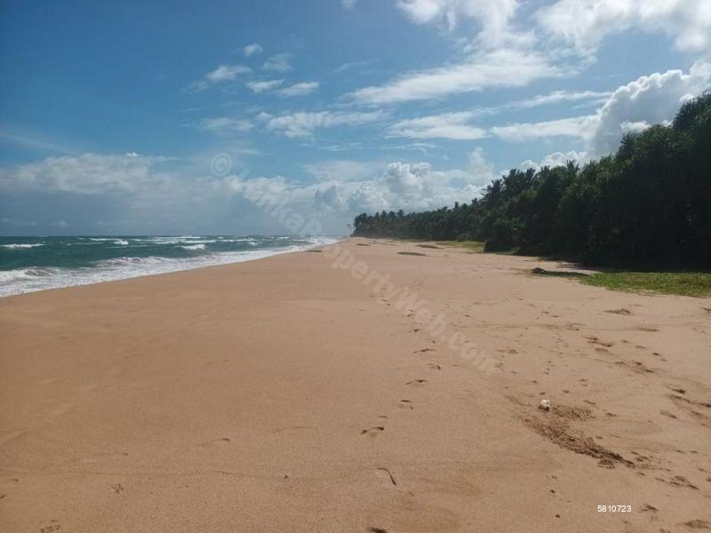 Beachfront land for sale in Tangalle