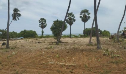 Beachfront land