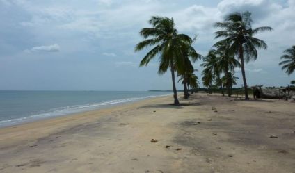 Beachfront land