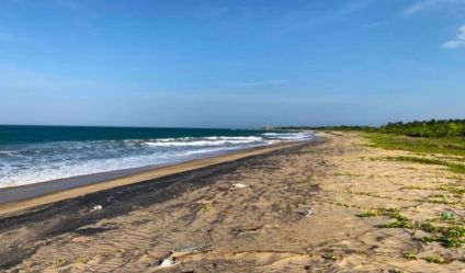 Beachfront land