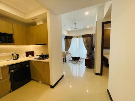 Kitchen - 2 bedrooms furnished Trizen apartment for rent - Colombo 2 