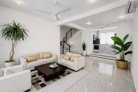 Living Room - Battaramulla Pelawatthe Lake Road Brand new modern house for sale 
