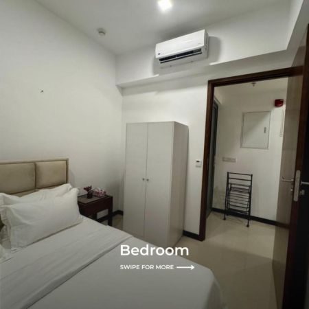 Bedroom - Tri-zen Colombo 02 | Modern 1 Bedroom Apartment For Rent