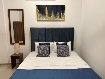 Bedroom -  3-Bedroom Fully Air-Conditioned Apartment - Elixia 3c,s resort malabe 