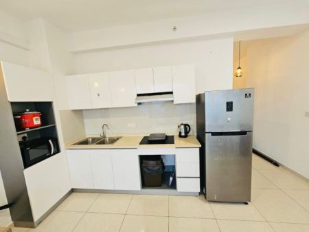 Kitchen - 02 Bedroom, 927 SQFT, Furnished and sea view apartment for sale in Uswetakeiyawa (ASS140)