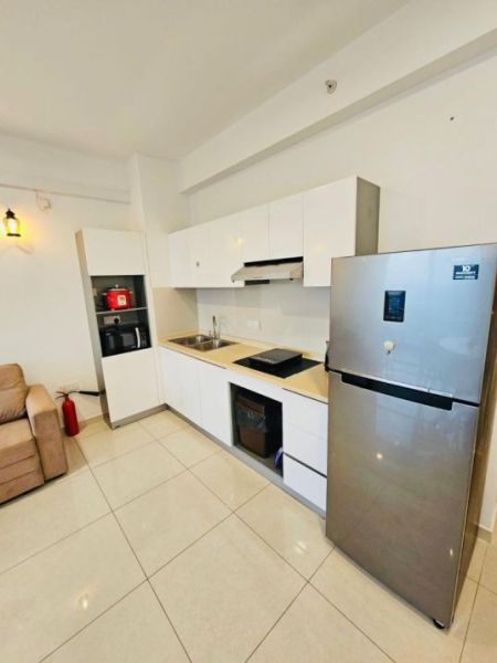 Kitchen - 02 Bedroom, 927 SQFT, Furnished and sea view apartment for sale in Uswetakeiyawa (ASS140)