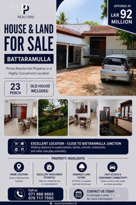 Battaramulla House for sale/rent