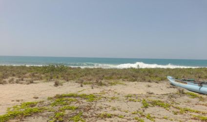 Beachfront land