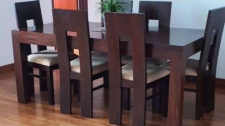Dining room - Apartment For Sale - Monarch Residencies (02 Bed, Furnished)