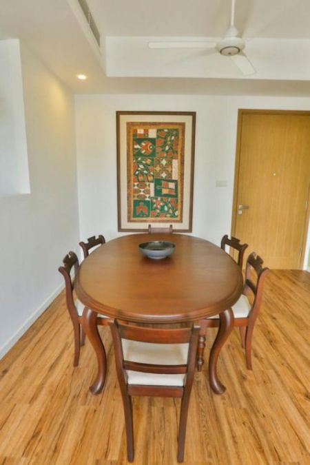 Dining room - Capitol TwinPeaks - 03 Bedroom Furnished Apartment for Rent in Colombo 02 (A2971)-RENTED