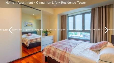 Bedroom - Ref(P-SHIV-850)Modern 2-Bedroom Apartment for Rent – Cinnamon Life, Colombo (2000USD)