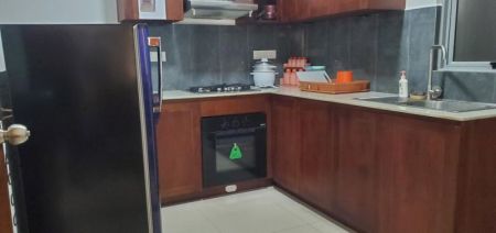 Kitchen - Fully Furnished Ground Floor 3 Bed Elixia for Rent - 150000/=