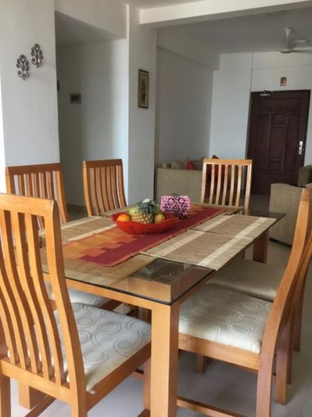 Dining room - 🏙️ Fully Air-Conditioned Apartment for Short-Term Rent – Alexandria Homes, Colombo 6