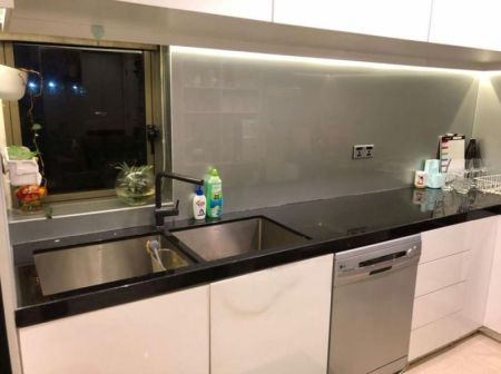 Kitchen - Capitol - 01 Bedroom Furnished Duplex Apartment for Rent in Colombo 07 (A5970)-RENTED