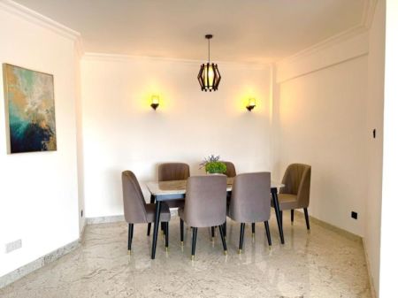 Dining room - Luxury Apartment for Rent in Colombo 07