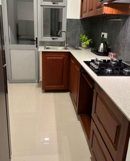 Kitchen - Fully Furnished Airconditioned 3 Bed 3 Bathrooms - 160000/=