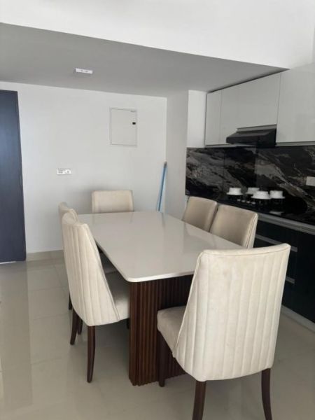 Dining room - Ref(P-MANZ-851)Modern 3-Bedroom Apartment for Rent – Colombo 06 (Wellawatte)