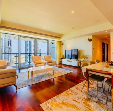Living Room - Cinnamon Life | Apartment For Rent | 3 BR | 880 K 