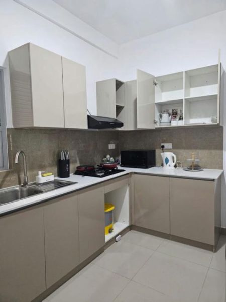 Kitchen - Santorini - 03 Bedroom Furnished Apartment for Rent in Negombo (A5983)