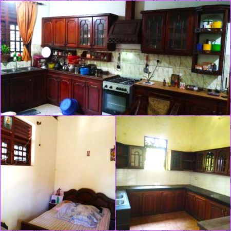 Kitchen - Valuable Two-Storey Commercial House for Sale in Kandana