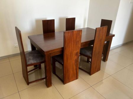 Dining room - Apartment For Rent - Havelock City  (03 Bed, Furnished)