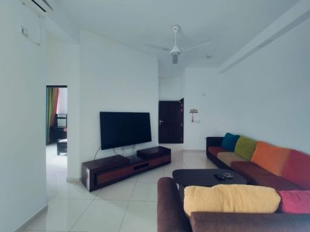 Living Room - Prime - 03 Bedroom Furnished Apartment for Rent in Nugegoda (A843)