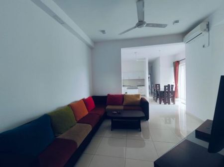Living Room - Prime - 03 Bedroom Furnished Apartment for Rent in Nugegoda (A843)