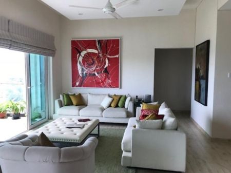 Living Room - SKY GARDENS – SPACIOUS 4 BEDROOM APARTMENT| 2,143 sq ft| Rajagiriya| Green views| Rs. 99 Mil