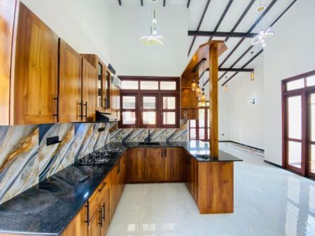 Kitchen -  Brand-New Single-Story Family Home  Athurugiriya