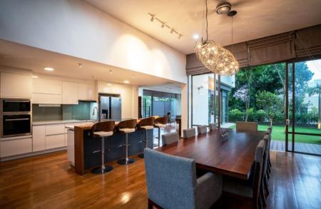 Dining room - EXCLUSIVE MODERN LUXURY RESIDENCE – RAJAGIRIYA (Off Kalapaluwawa Road)