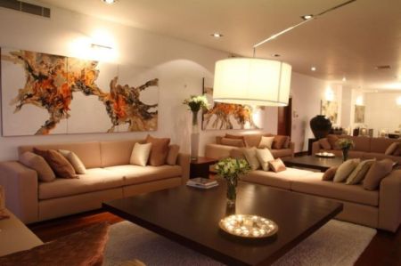 Living Room - ￭ Empire Residencies ￭ 04BR Penthouse For Sale ￭ (NK107478)
