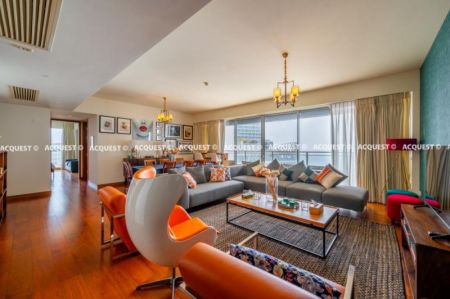 Living Room - Apartment for Rent - The Residences at One Galle Face - Colombo 01 | USD 4,000