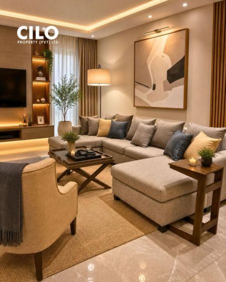 Living Room - Capital Heights Apartment for Sale – Rajagiriya