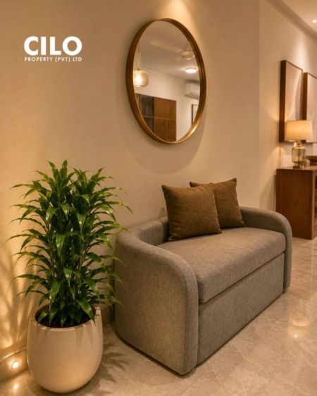 Living Room - Luxury Fully Furnished Apartment for Rent – Capital Heights, Rajagiriya