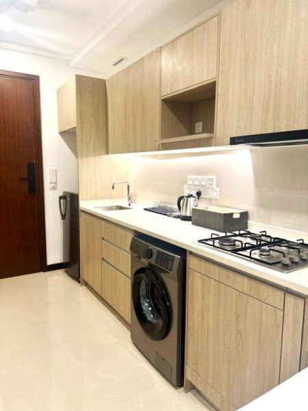 Kitchen - Modern 1-Bedroom Apartment for Rent at TRI-ZEN Residencies