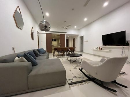 Living Room -  Clearpoint - 03 Bedroom Furnished Apartment for Rent in Rajagiriya (A524)