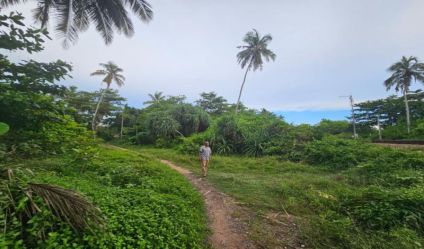 Beachfront land